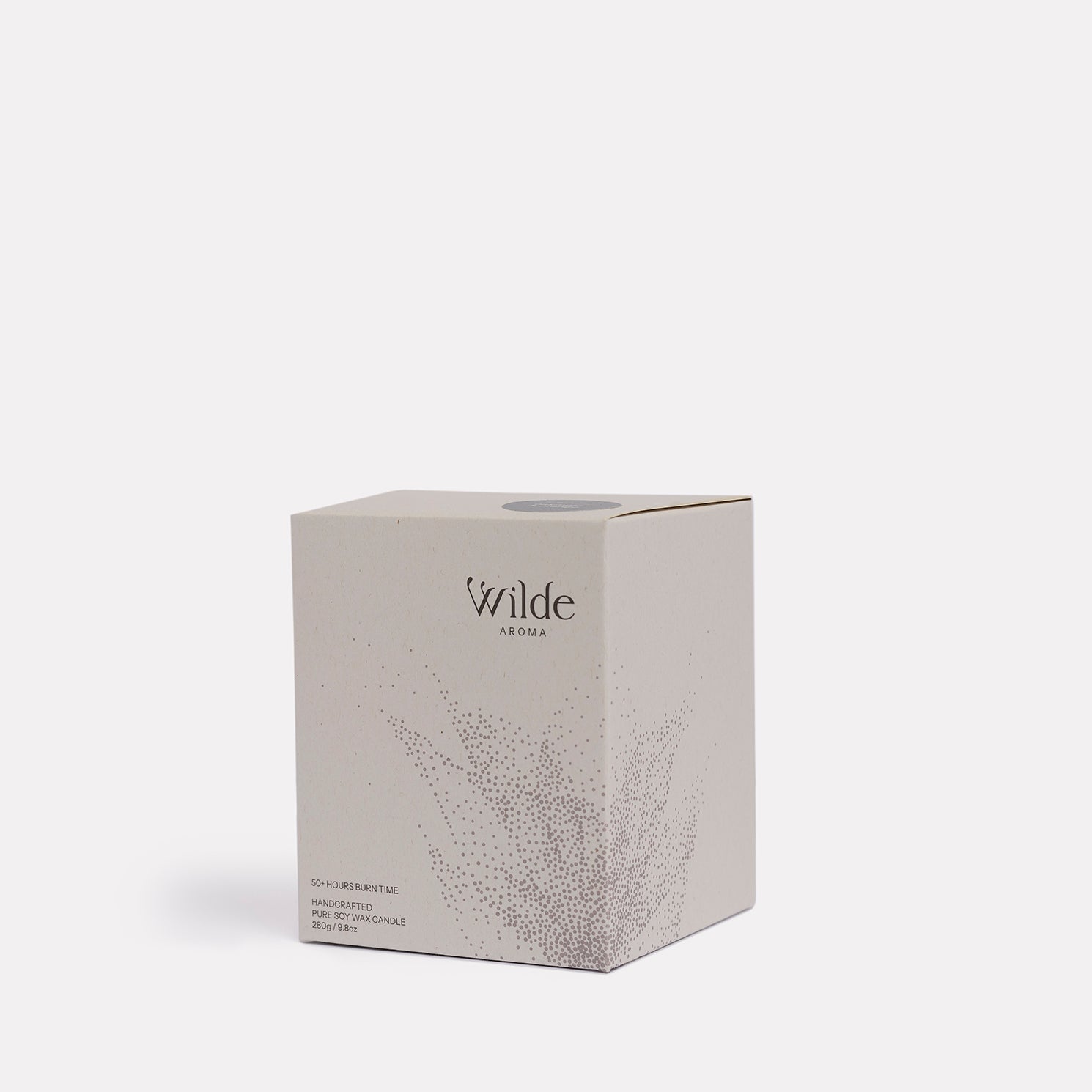 Large pure soy candle box by Wilde Aroma