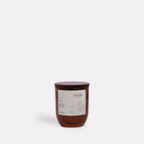 Small pure soy candle in Oakmoss and Orange scent by Wilde Aroma