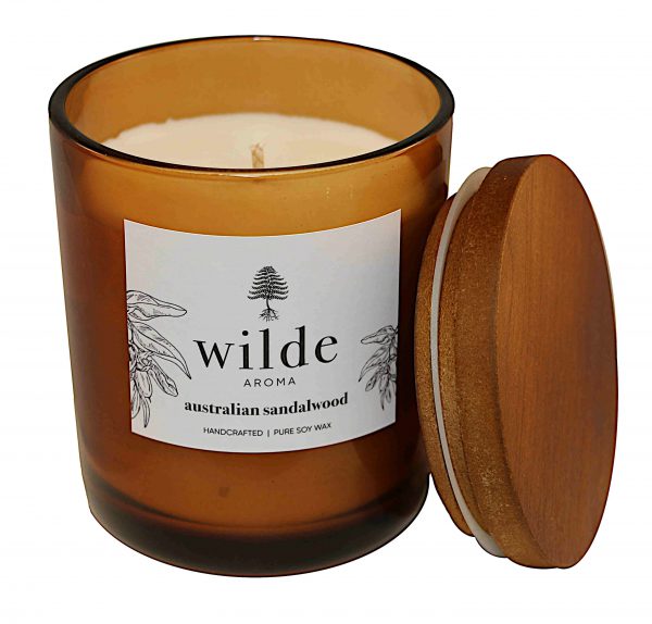 Australian sandalwood candle